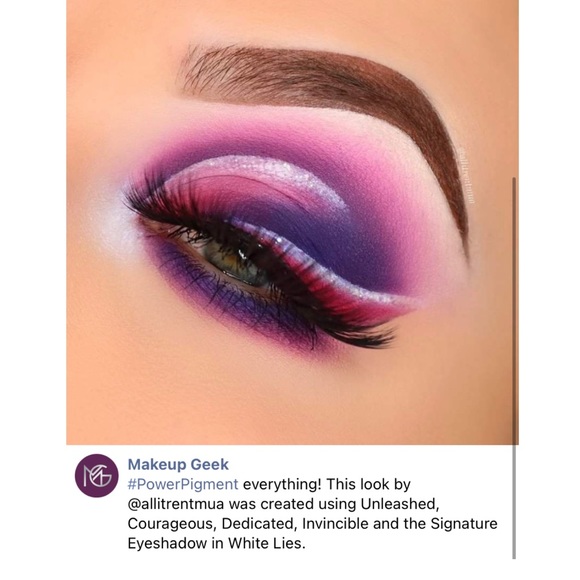 NWT Full Size MAKEUP GEEK Square ‘Power Pigment’ Matte Eyeshadow “COURAGEOUS” - Picture 8 of 9